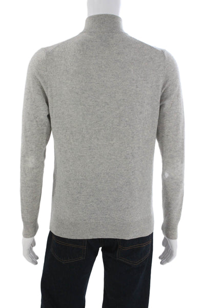The Men's Store at Bloomingdale's Mens Pullover Gray Mockneck Cashmere Size S