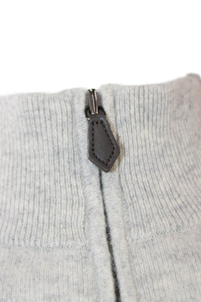 The Men's Store at Bloomingdale's Mens Pullover Gray Mockneck Cashmere Size S