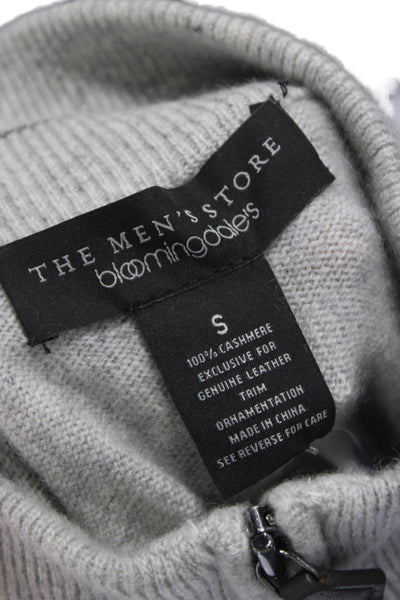 The Men's Store at Bloomingdale's Mens Pullover Gray Mockneck Cashmere Size S