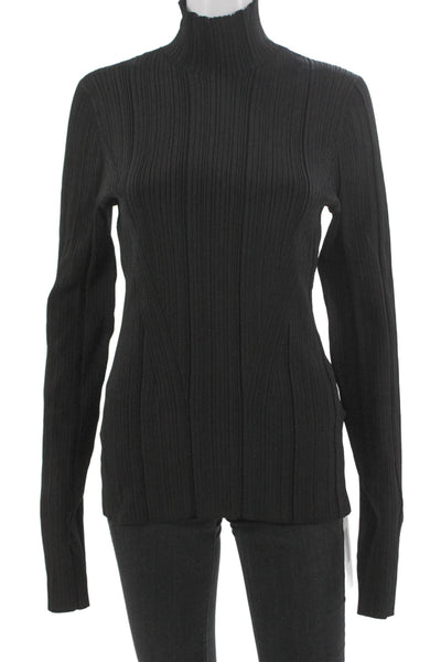 Galvan London Womens Turtleneck Pullover Sweater Black Long Sleeve Size XL
