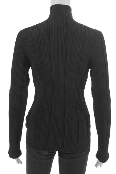 Galvan London Women Black Turtleneck Pullover Sweater Long Sleeve Size L