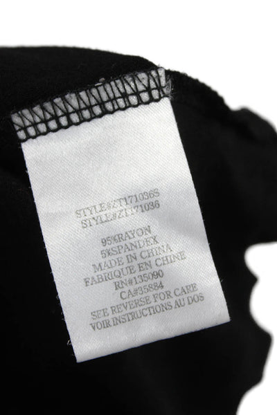 Z Supply Women Basic Tank Black Scoop Neck Sleeveless Size L