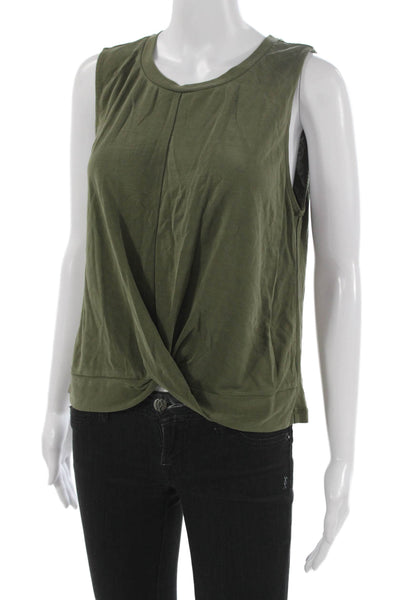 Splendid Womens Green Basic Tank Size L