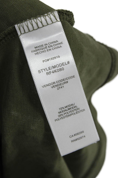 Splendid Womens Green Basic Tank Size L