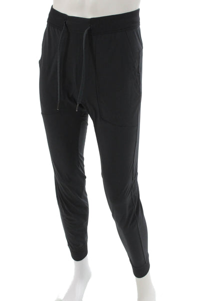 Lululemon Womens Joggers Black Drawstring Polyester Blend Size XS