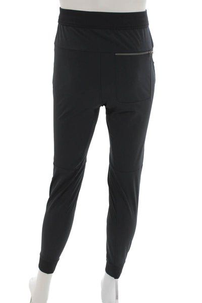 Lululemon Womens Joggers Black Drawstring Polyester Blend Size XS