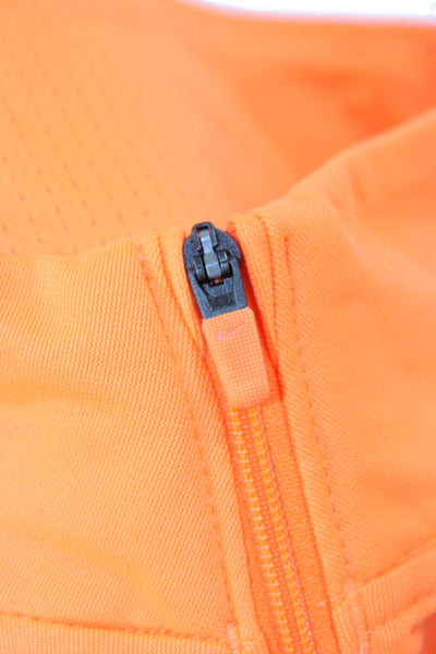 Nike Childrens Boys Half Zipper Turtleneck Shirt Neon Orange Size Extra Large
