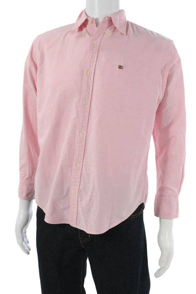 Polo Ralph Lauren Mens Cotton Classic Button Down Shirt Pink Size 8