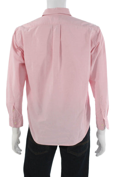 Polo Ralph Lauren Mens Cotton Classic Button Down Shirt Pink Size 8