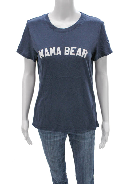 Sub_Urban Riot Womens Blue Basic Short Sleeve Crewneck T-Shirt Size S