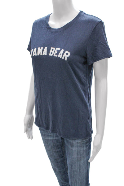 Sub_Urban Riot Womens Blue Basic Short Sleeve Crewneck T-Shirt Size S