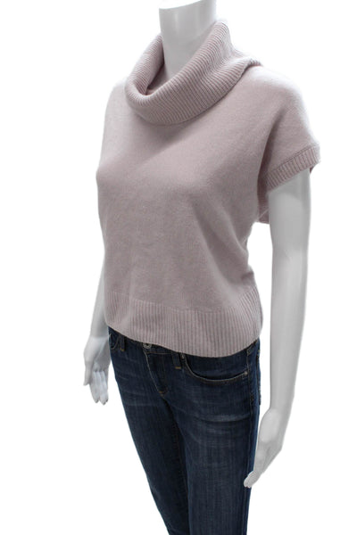 OGD Womens Pink Cashmere Cowl Neck Pullover Sleeveless Solid Size XS