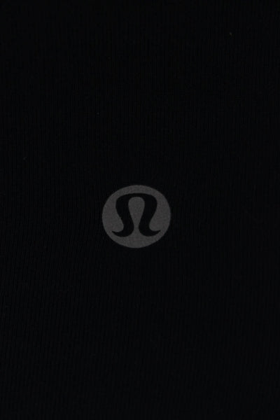 Lululemon Womens Blue Ankle Leggings Polyester Blend Pull On Size 2