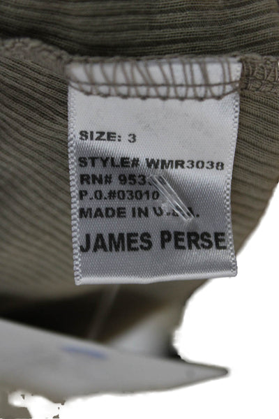 Standard James Perse Women Beige Cotton Basic Tank Size 3