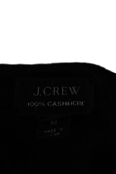 J Crew Mens Gray Cashmere V Neck Pullover Long Sleeve Size M