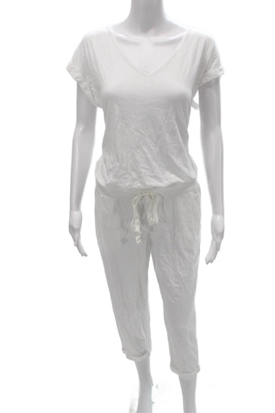 Akris Punto Women Cropped Cotton Pants Beige Zip Size 8