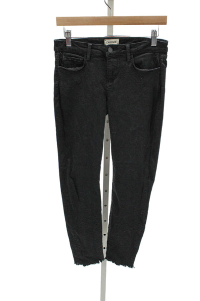 L'Agence Womens Black Skinny Jeans Size 27