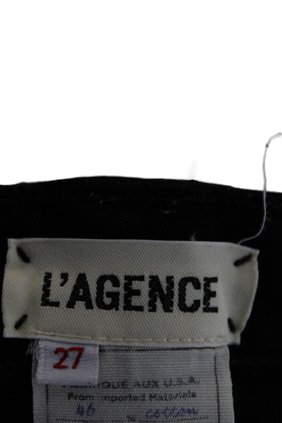 L'Agence Womens Black Skinny Jeans Size 27