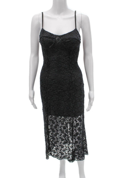 Love Shack Fancy Womens Maxi Floral Sweetheart Sleeveless Dress Size S