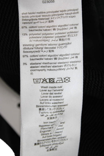 Karl Lagerfeld Kids Childrens Girls Printed Sweatshirt Black White Cotton Size 8