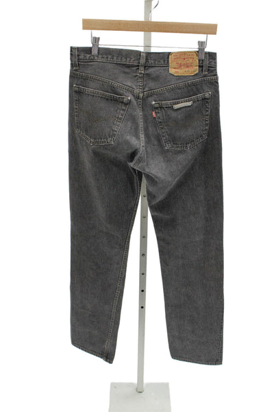 Chrome Hearts Mens Gray Straight Jeans Cotton Size 27