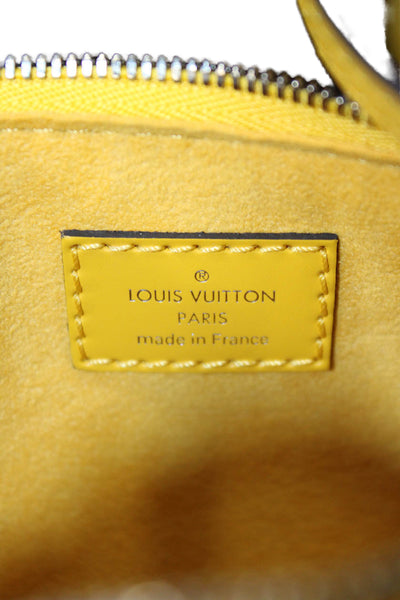 Louis Vuitton Womens Womens Epi Leather Nano Alma Tote Handbag Yellow