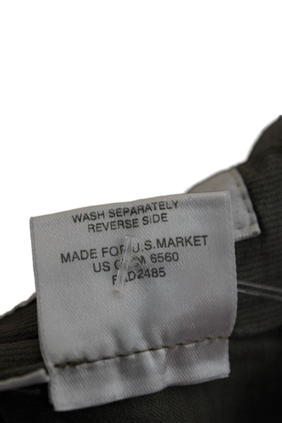 Loro Piana Mens Chino Pants Gray Cotton Size 56