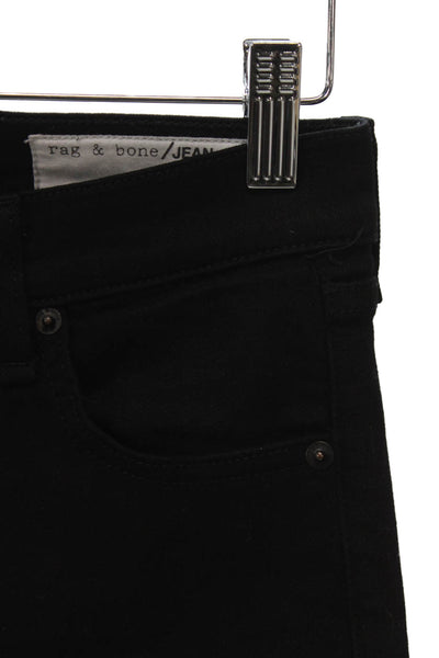Rag & Bone Womens Skinny Black Jeans Size 25
