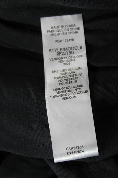Splendid Women Basic Jacket Black Long Sleeve Zip Polyester Size S
