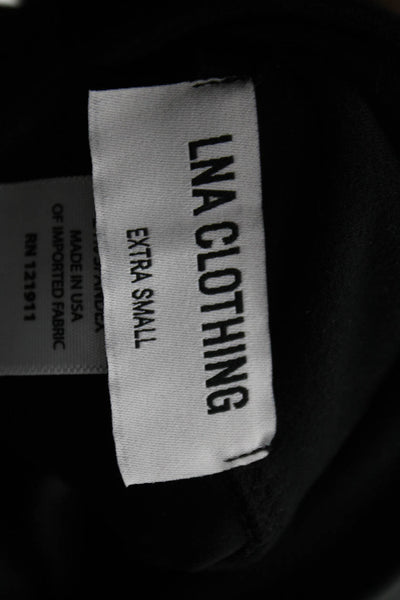 LNA Womens Stirrup Leggings Black Size XS