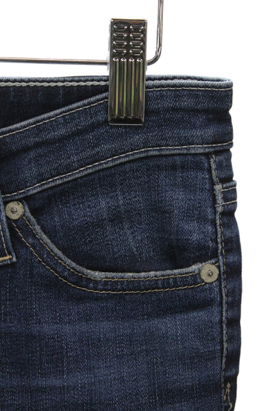 AG Adriano Goldschmied Women Blue Skinny Jeans Cotton Low Rise Size 25