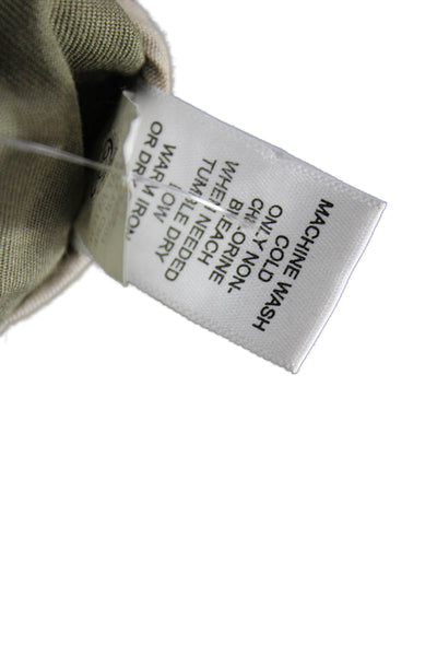 Banana Republic Womens Military Jacket Green Cotton Long Sleeve Size S