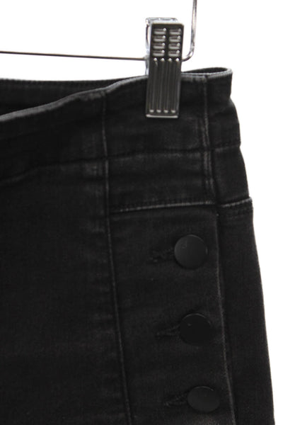J Brand Womens Skinny High Rise Black Cotton Jeans Size 26