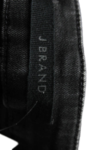 J Brand Womens Skinny High Rise Black Cotton Jeans Size 26