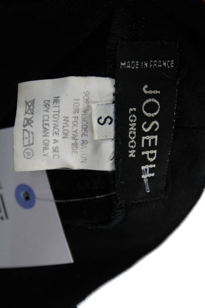 Joseph Women Dress Pants Black Viscose Rayon Button Inseam 30 Size S