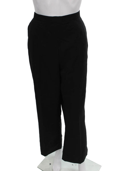 Escada Margaretha Ley Womens Black Wool Dress Pants Size 44