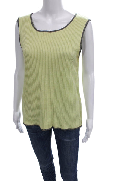 Escada Margaretha Ley Womens Green Rayon V-Neck Long Sleeve Cardigan Size 42