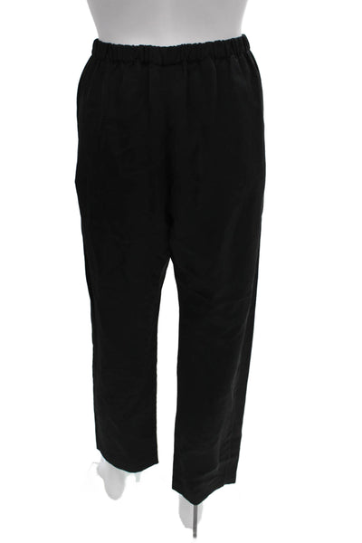 Maria + Cornejo Womens Dress Pants Black Viscose Pull On Inseam 26 Size 10