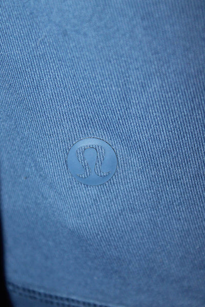 Lululemon Women Blue Cowl Neck Long Sleeve Pullover Polyester Casual Size 10