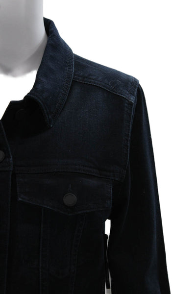 Liverpool Jeans Company Women Military Denim Jacket Blue Size M