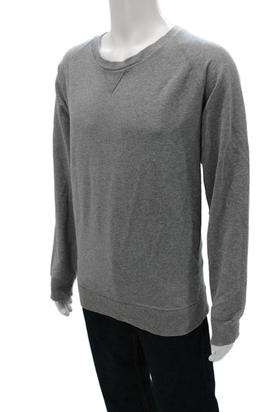 Mack Weldon Mens Pullover Sweatshirt Gray Crewneck Cotton Blend Size 2XL