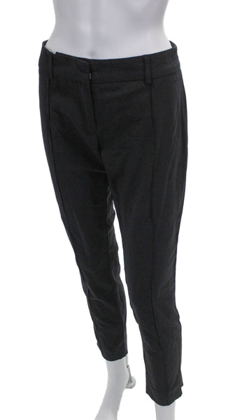 Nili Lotan Women Black Wool Dress Pants Zip Size 4