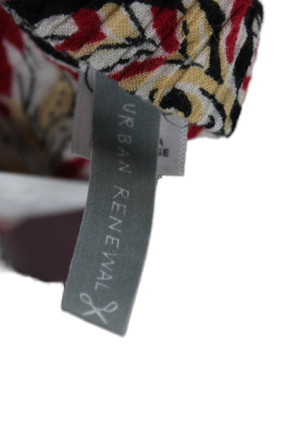 Urban Renewal Womens Cropped Off Shoulder Animal Print Tank Size S