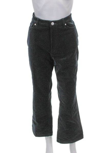Ann Mashburn Women Dress Pants Black Cotton Inseam 28 Size 30