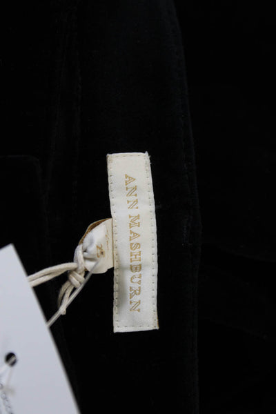 Ann Mashburn Women Dress Pants Black Cotton Inseam 28 Size 30