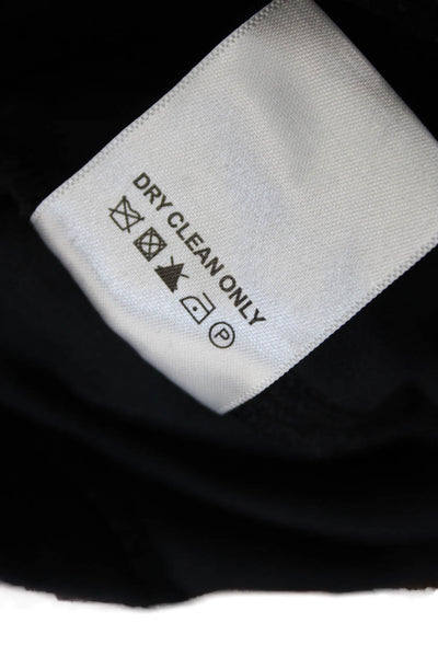 Ann Mashburn Women Dress Pants Black Cotton Inseam 28 Size 30