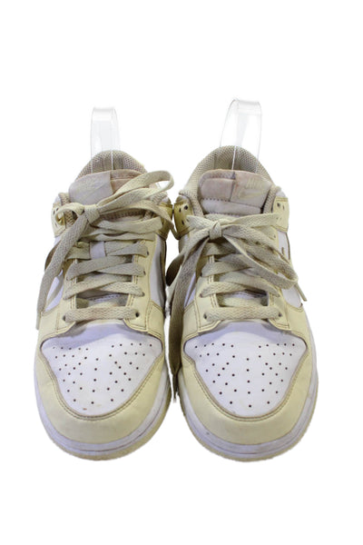 Nike Womens Colorblock Lace-Up Tied Sneakers Yellow Size 6.5