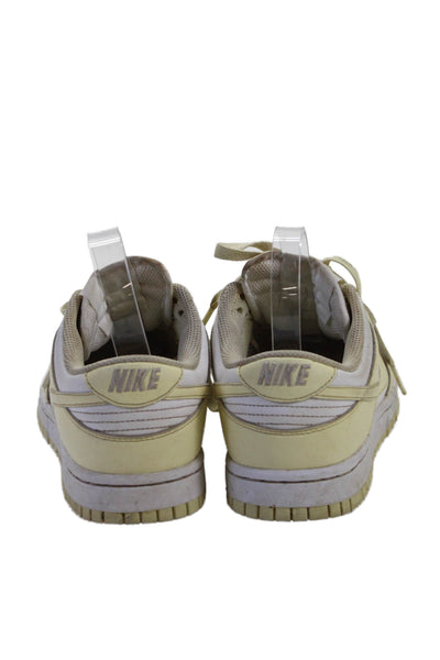 Nike Womens Colorblock Lace-Up Tied Sneakers Yellow Size 6.5
