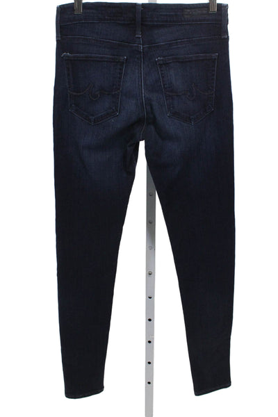 AG Adriano Goldschmied Womens Skinny Blue Jeans Rayon Size 27