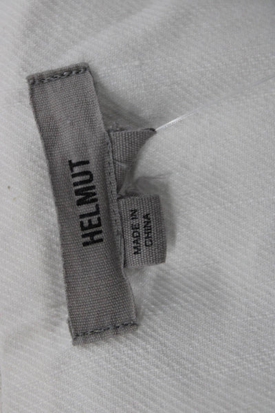 Helmut Women Basic Jacket White Button Long Sleeve Size 6